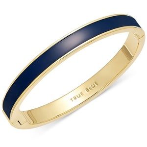 Kate spade true blue hinged idiom bracelet